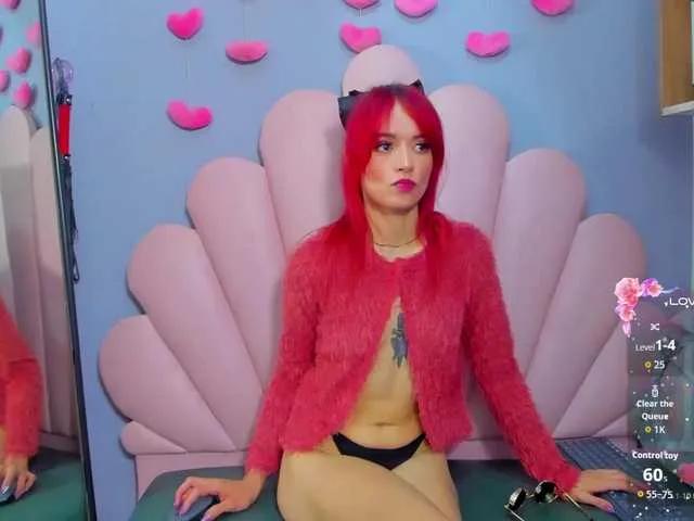 Curious LucyMiller stripping down and squirting with her favorite sex toy vibrators LucyMiller from BongaCams