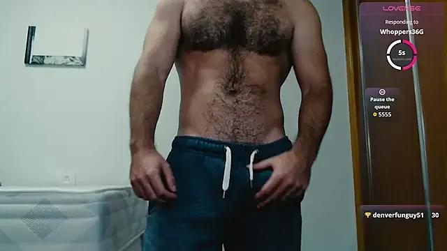 Mesmerizing Cutehairymacho gets nude and cum while being spied on cutehairymacho from StripChat