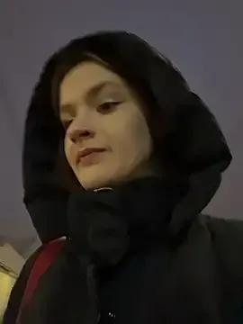 Curious KittyQueeny getting naked and peaking with their cherished vibrating toys KittyQueeny from StripChat