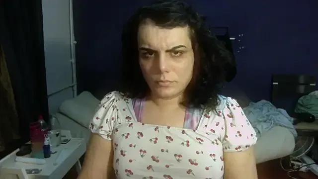 Curious TurkishTransEfsun stripping down and squirting with zir favored sex toy vibrators turkishTransEfsun from StripChat